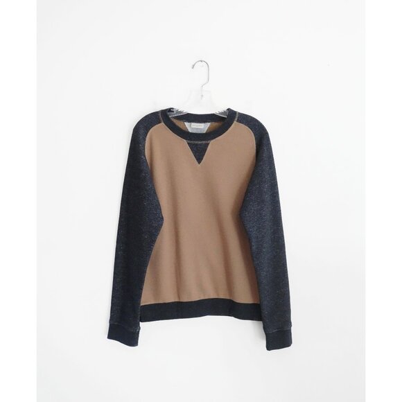 Dries Van Noten Other - Dries Van Noten Light Brown Dark Grey French Terry Raglan Sweatshirt sz Medium